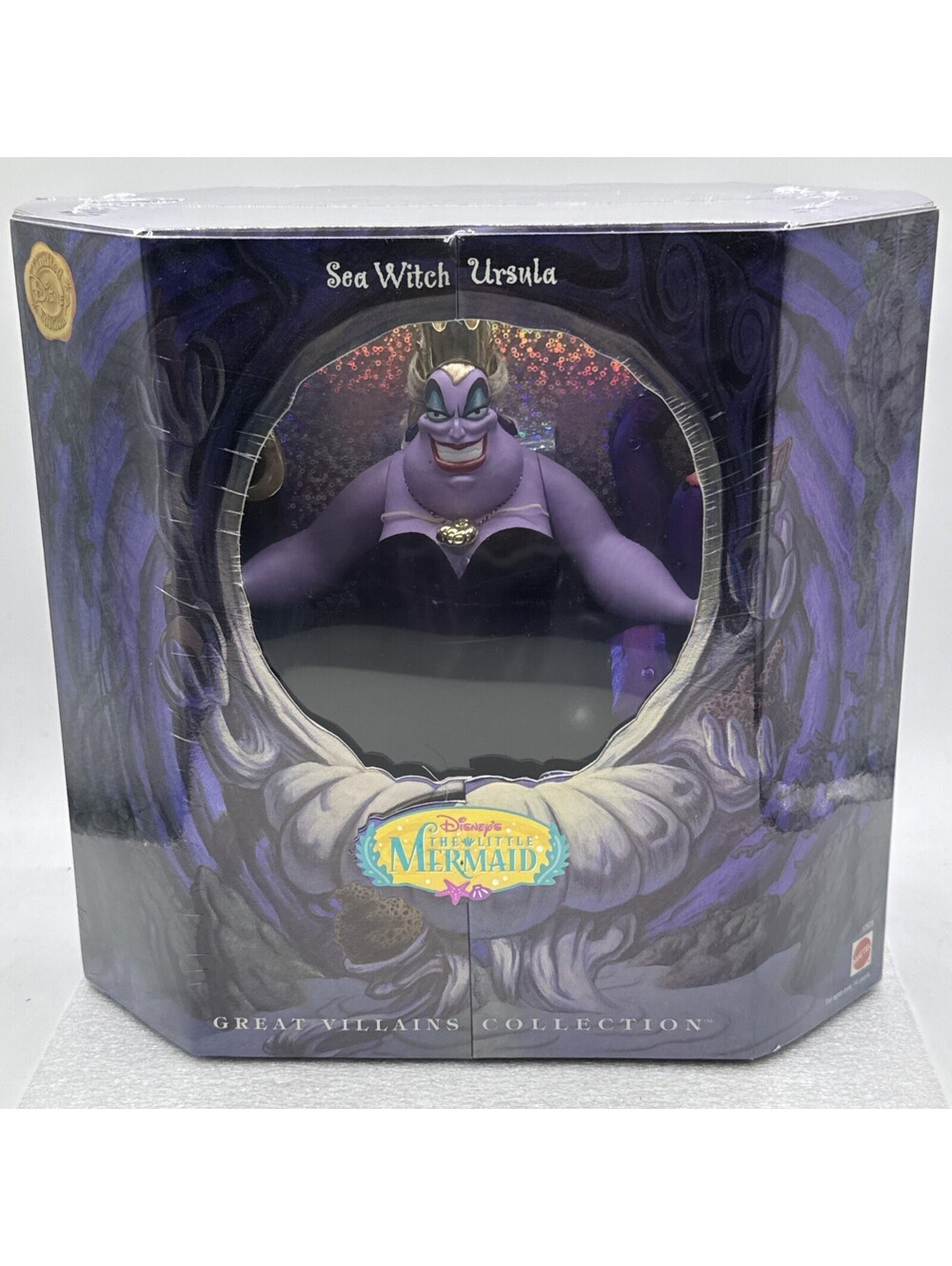 Disney's Sea Witch Ursula Doll Great Villains 1997 Mattel #17575 Little Mermaid